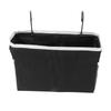 Bedside Storage Basket Hook Hanging Canvas Bag Rail Organization Shelf for Dormitory Office Living Room
