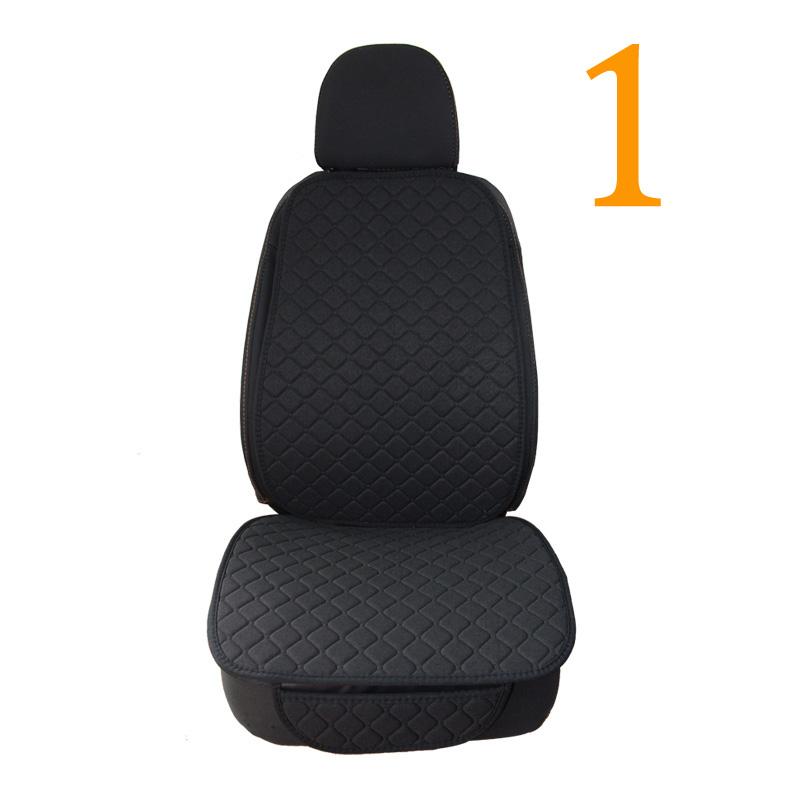 Universal Car Seat Cover Protector Linen Front Back Flax Summer Cushion Pad Mat Auto Sedan Suv Pick-up Car Interior Accessories