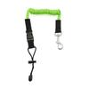 Safety Cord Adjustable Canoe Paddle Leash Coiled Safety Lanyard Strap with Snap Hook for Kayak Securing Surfing Cycling