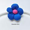 Cute Creative Knitted Cotton Filled Flower Brooch Badge Pins For Bag Backpacks Coat Brooch Decoration Accessories Couple Gift
