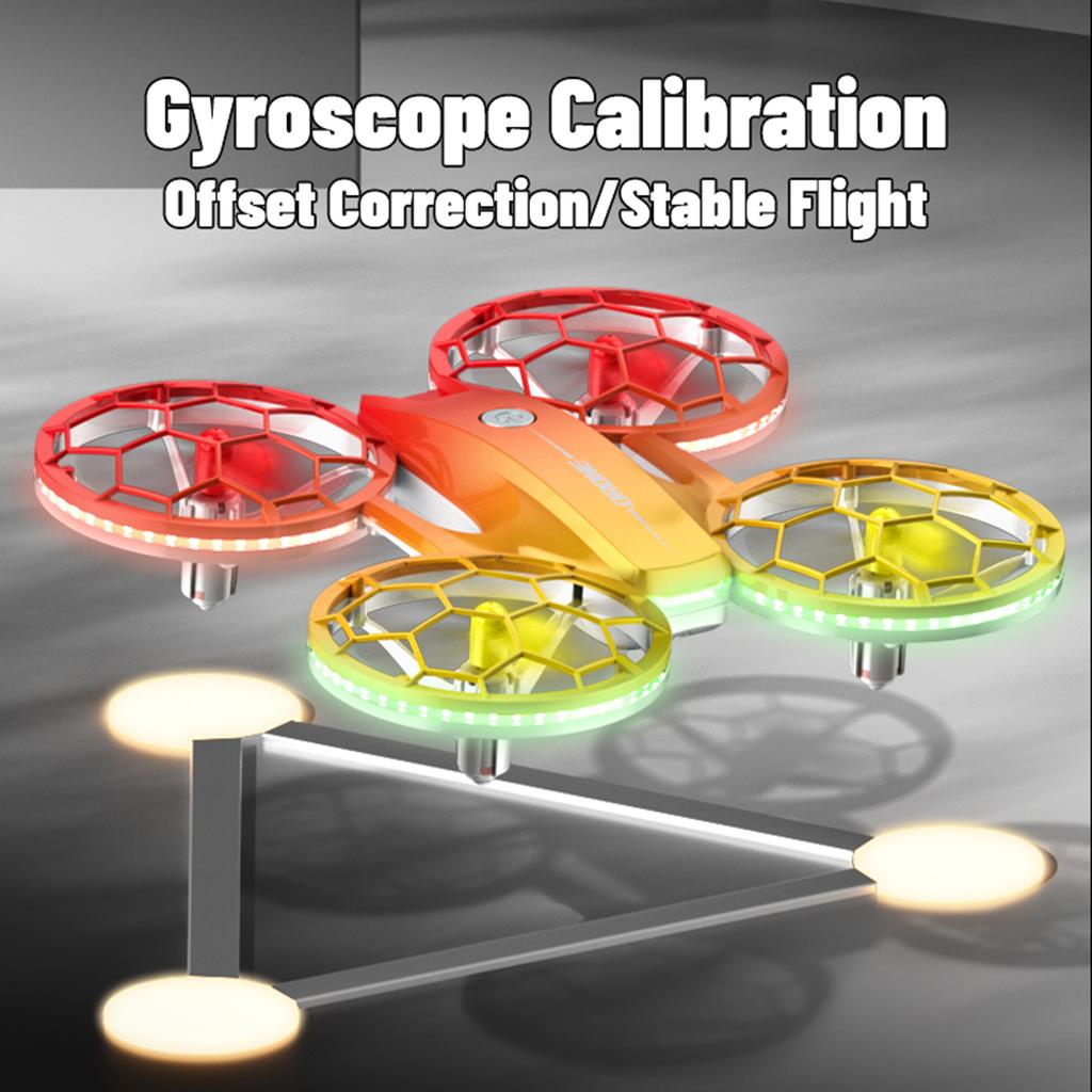 Mini Quadcopter for Kids, Remote Control Aircraft with Altitude Hold, Headless Mode, LED Lights, 360 degrees  Flip, One