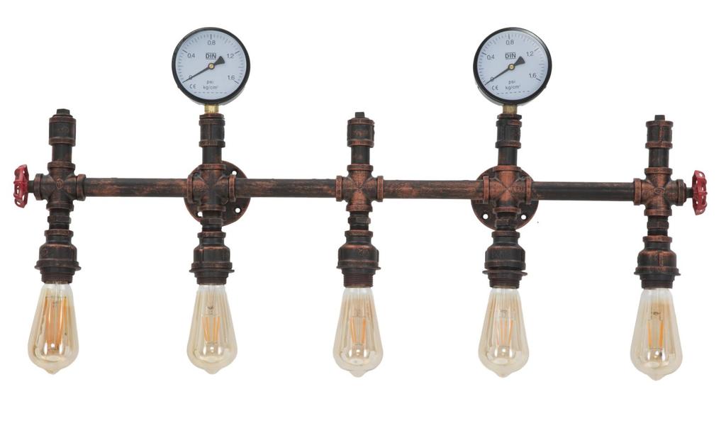 Wall Lamp Industry 5 Lights Cm 86X9X32