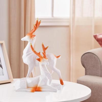 Deer Home Decor Showpiece (White Spot)