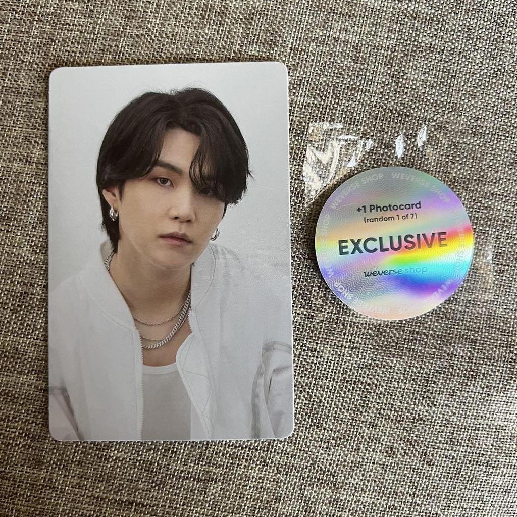 [USED] BTS PTD America US Weverse Bonus Trading Card Yoongi SUGA