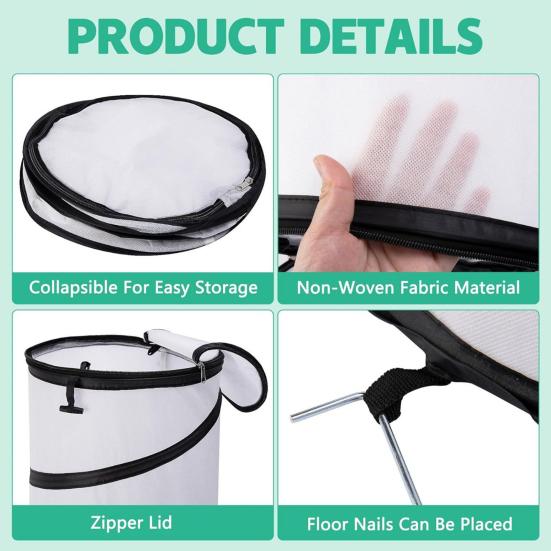 Pop-Up Winter Plant Protector Foldable Plants Freeze Protection Tent Warm Plant