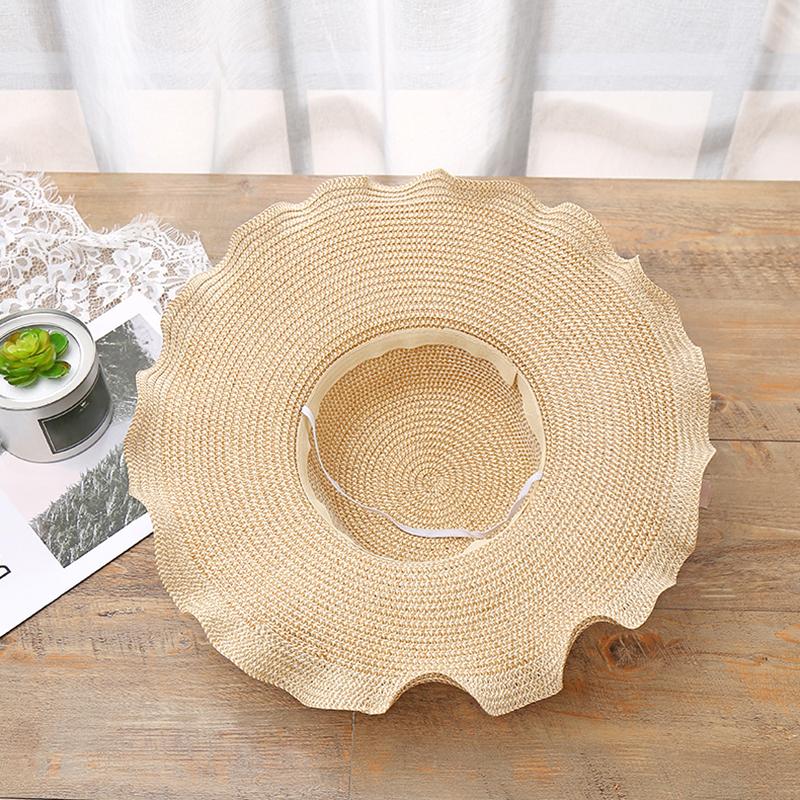 

1 шт., модная уличная пляжная соломенная шляпа с цветочным рисунком, элегантная, уютная, дышащая, соломенная шляпа с цветочным принтом