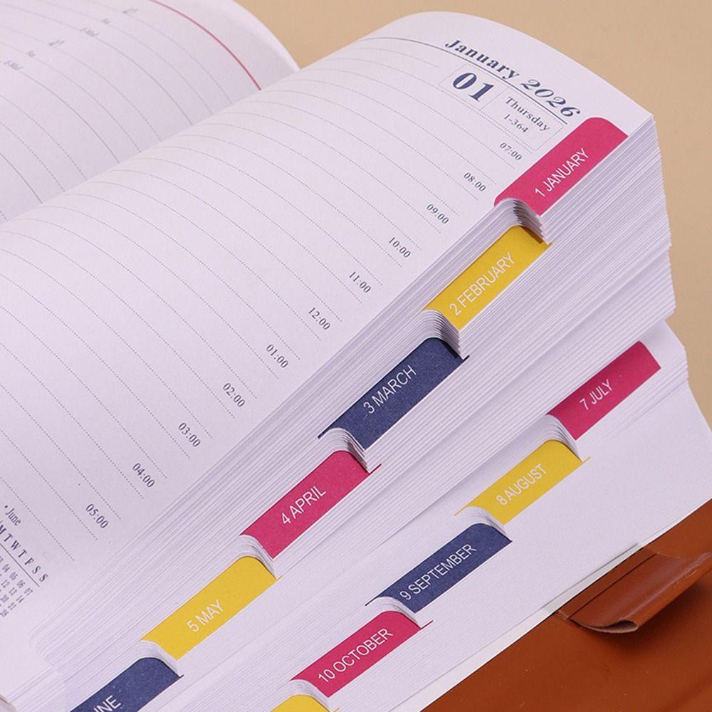 12 Months A5 Agenda Planning Notebook English Office Work Planner  School