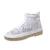 Woman Summer Sandals Boots Fashion White Lace Simple Women Casual Shoes Flats Sneakers Versatile Breathable Hollow Women's Shoes