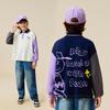 SNOOPY Boys' Casual Long-Sleeve Polo T-shirt