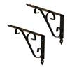 Sturdy Shelf Hardware Floating Shelf Support Living Room Decor High Load Capacity Iron Construction For Home Storage