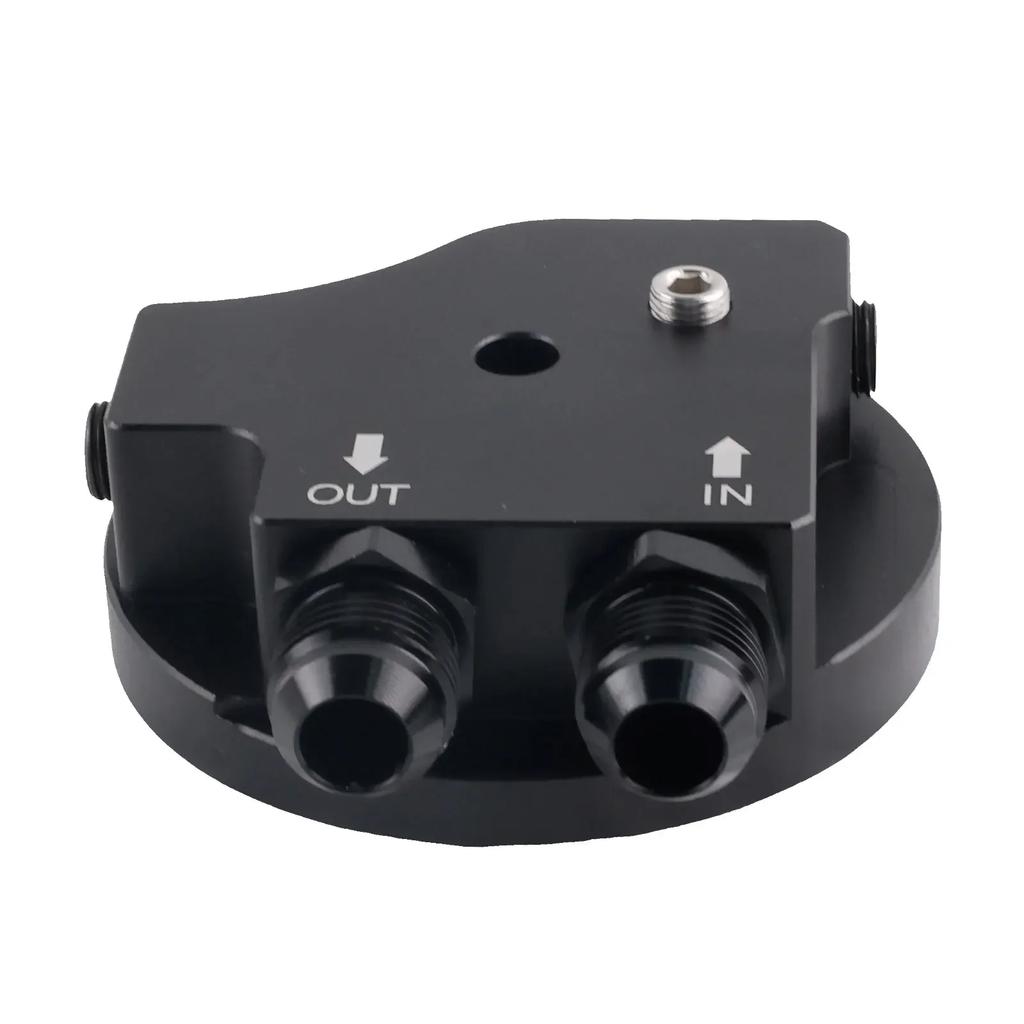 Easy Install Oil Filter Cap With Oil Cooler Fittings for BMW M50 S50 S52 S54 E36 E46 Aluminum Replacement 11421711075