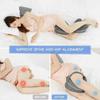 Heart Shaped Breathable Leg Pillow Orthopedic Memory Foam Knee Support Cushion for Elderly Side Sleepers Pain Relief