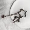Heart Star Bowknot Charm Keychains Sweet Lovely Pendant Hangings Ornament Keyring Backpack Decoration for Women Girls