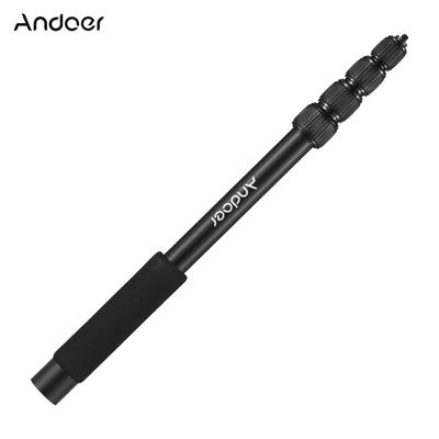 Andoer Handheld Microphone Boom Arm Extendable Mic Arm Aluminum Alloy Boom Pole