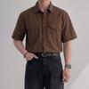 Onl Men Short Sleeve Western Nylon Shirt