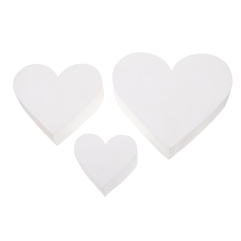 

Cake Dummystyrofoam Heart Dummies Polystyrene Formodel Wedding Practice Diy Craft Fake Decorating Mould Shaped Display Rounds 20X18X5CM білий