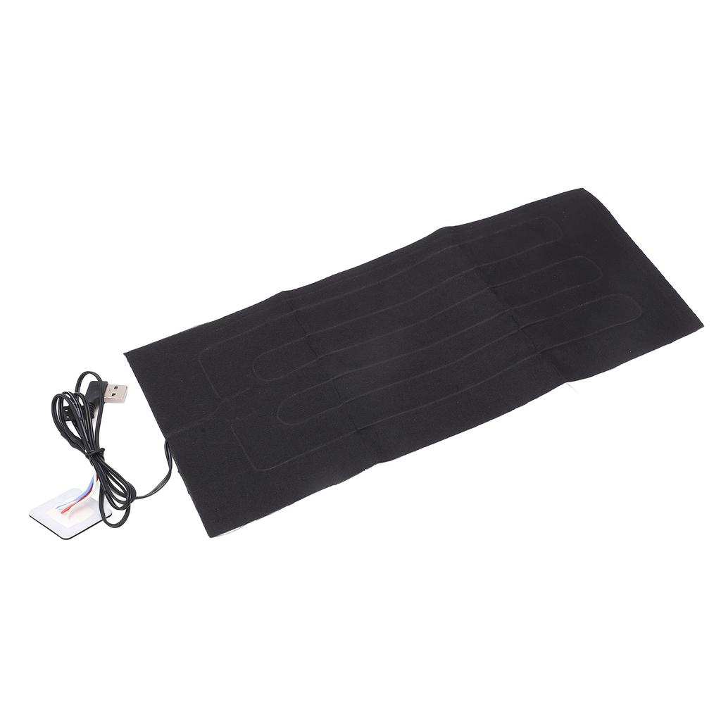 USB Heating Pad Mat 3 Gear Portable Multifunctional Safe Waterproof Stable Electric Heated Cloth