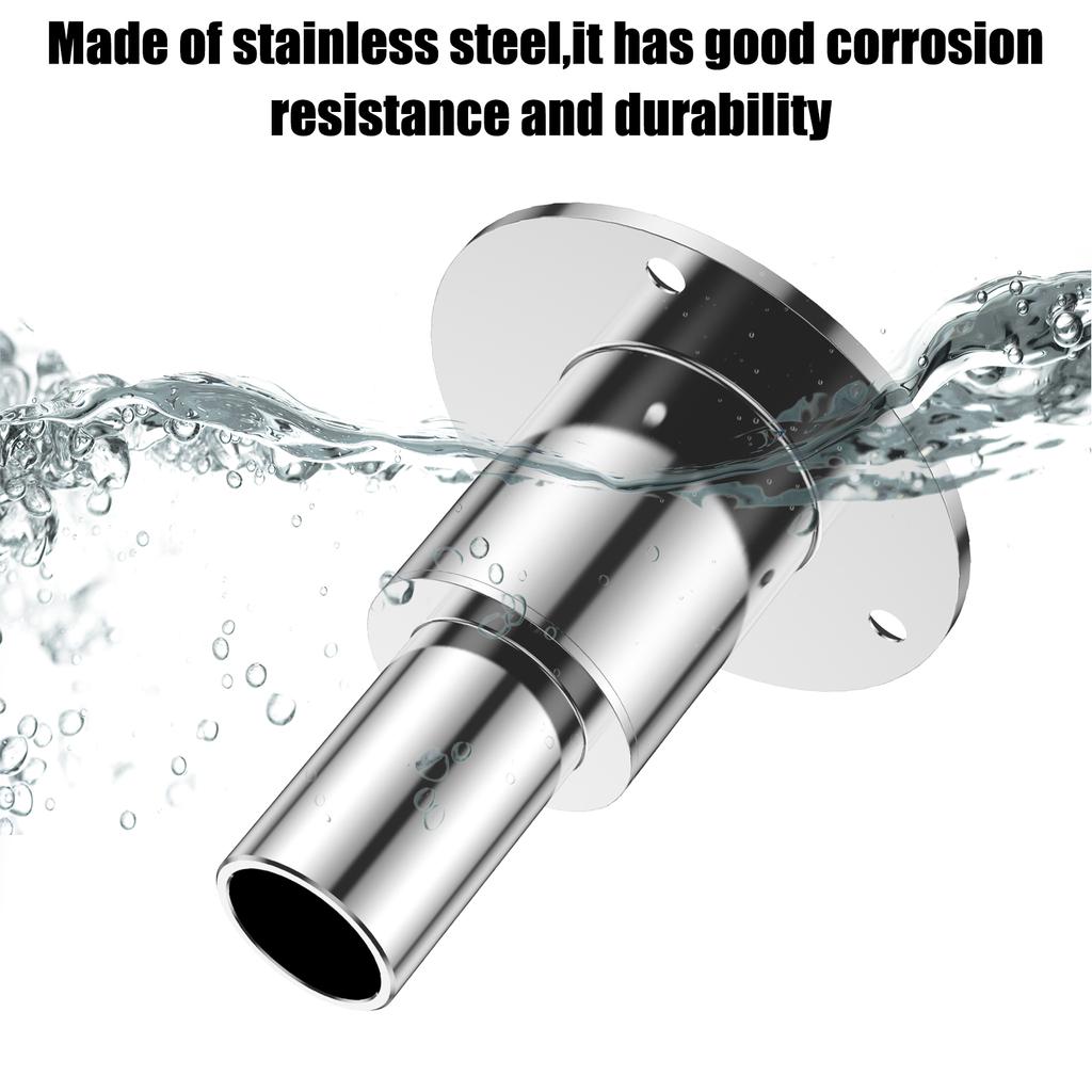 24mm průchozí plášť výfuku trupu nerezová ocel armatury výfuku trupu rovná/zakřivená trubková zásuvka Hardware pro naftové ohřívače