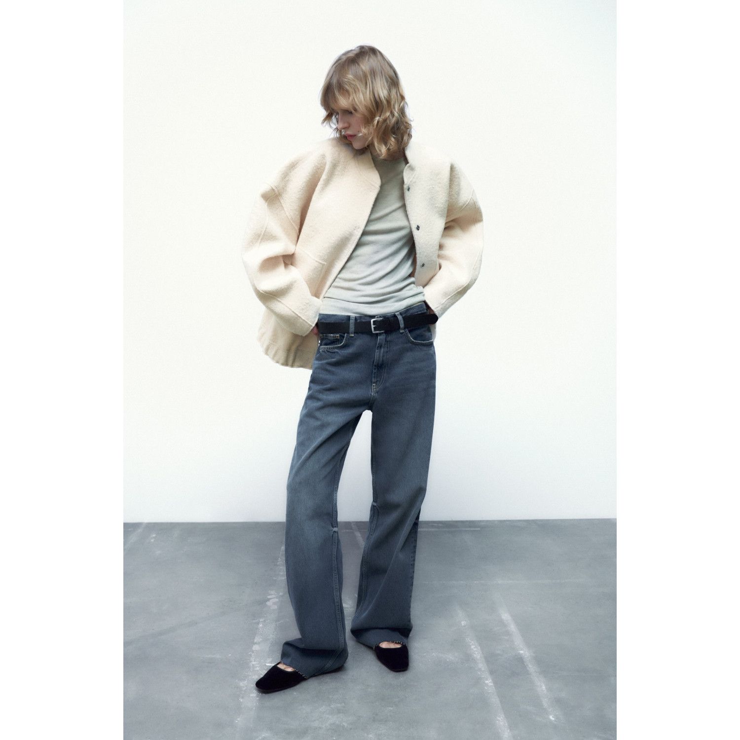 

OVERSIZE BOMBER JACKET WITH POCKETS