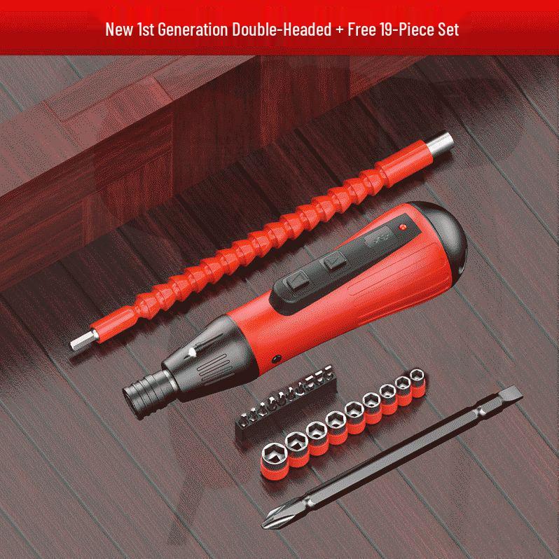Compact Multi-Purpose Electric Screwdriver with Rechargeable Lithium Battery