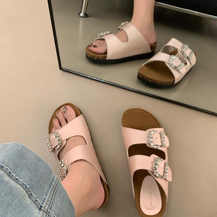 Fashion Slippers Women Summer Slides Shoes Pantofle Platform Soft 2025 Retro Scandals  Shoes Women House Slippers Platform Pantofle Slid