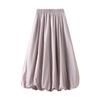 New High Waist Slimming Bud Lantern Dress Skirt Midi Skirt