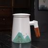 Yuanshan Ceramic Gift Box Tea Separation Large Capacity With Filter