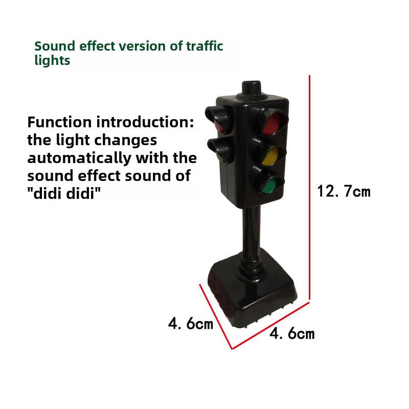 Children's Traffic Signal Toy with Lights & Sound for Kindergarten Road Scene Simulation