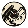 Kite Surfing Wall Clock For Living Room Surfer Home Decor Hawaii Kite Boarding Sea Water Adventure Extreme Sports Art WallE2K5R7