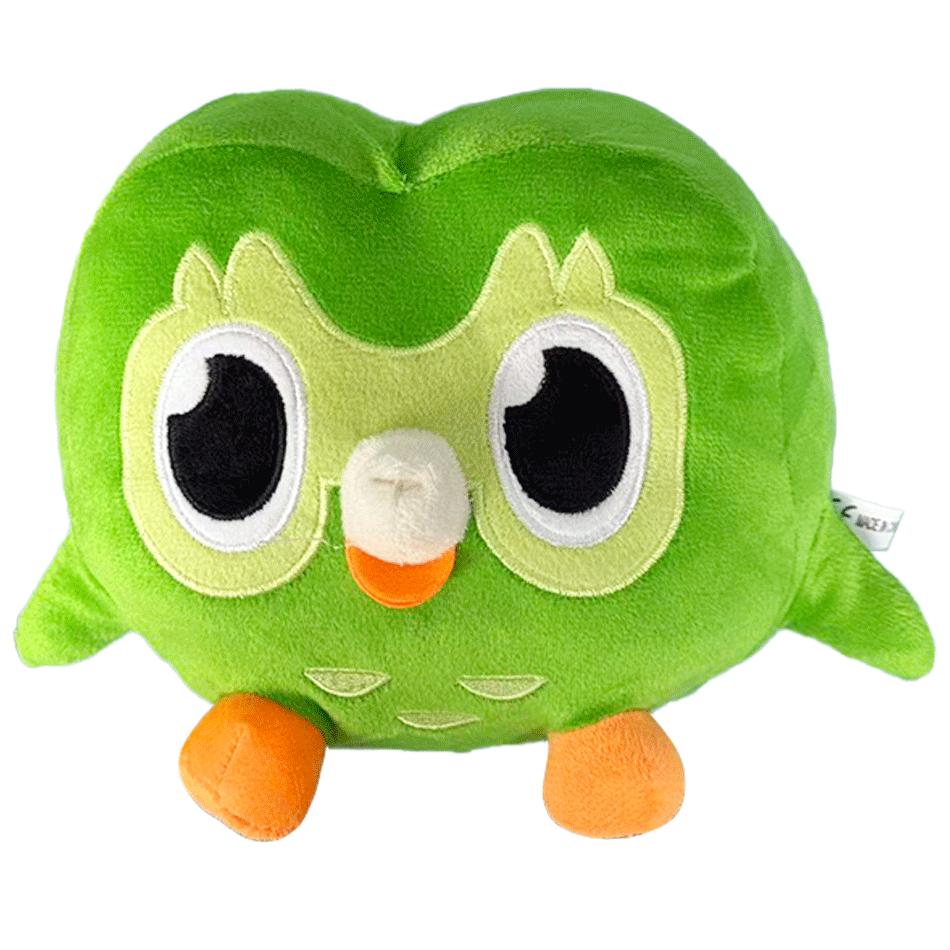 Hot Green Duolingo Owl Plush Toy Duo Plushie Of Duo The Owl Cartoon Anime Doll Soft Stuffed Animal Toy Children Birthday Gift