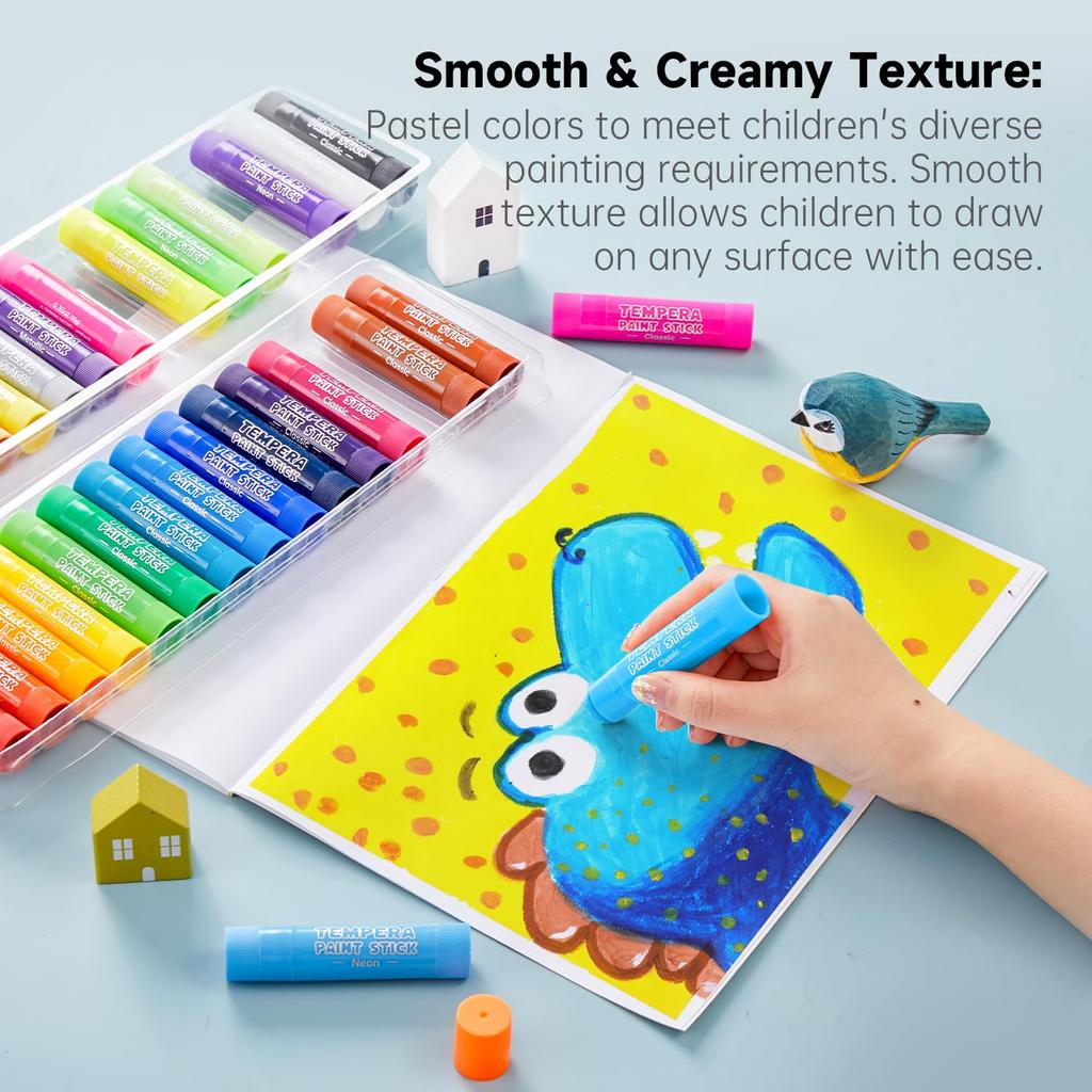 Shuttle Art Tempera Paint and Perfect for and Drawing on and Perfect Gift for Toddlers and Perfect for Preschool and Elementary School Entrance