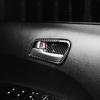 Carbon Fiber Styling Car Inner Door Bowl Handle Frame Cover For Kia Morning 2021-2023 Interior Accessories