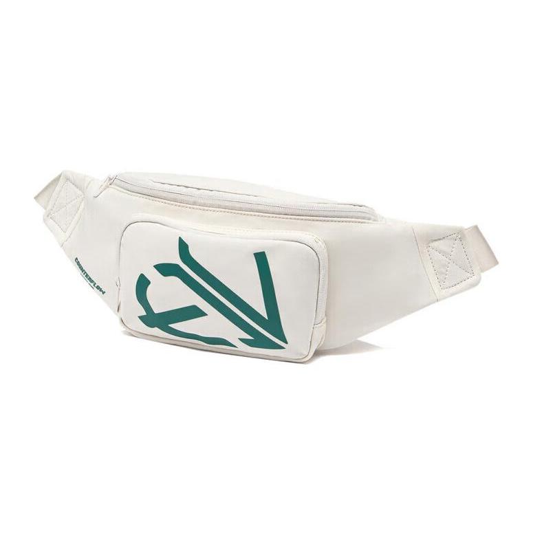 New LiNing Sports Life Collection Polyamide One Shoulder Crossbody Fanny Pack Regular Women's White ABLT054-2