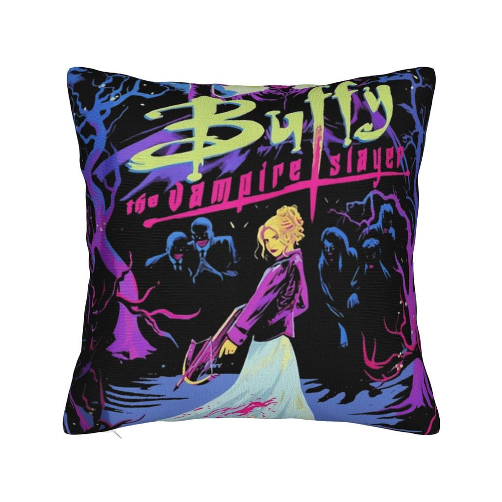 Buffy the Vampires Slayers Pillowcases Merch Printing Cushion Cover Decorations Horror Movie Pillow Case Cover Seat Multi-Size