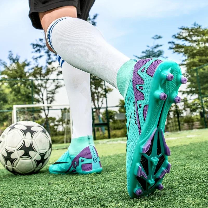 Men Soccer Shoes Society Football Boots Top Quality Professional Grass Training Outdoor Cleats Unisex Casual Boy Football Boots