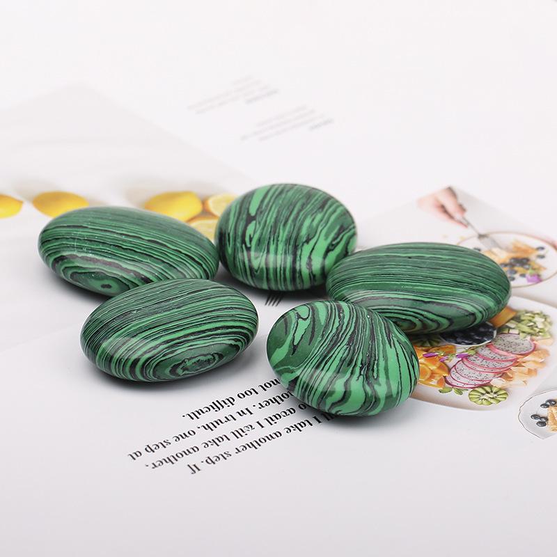 Natural Raw Crystal Hot Compress Stone: Beauty Massage SPA Essential Oil Desktop Ornament