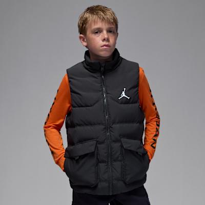 Jordan Kids Down Vests Stand Collar Thickened Down Vest S