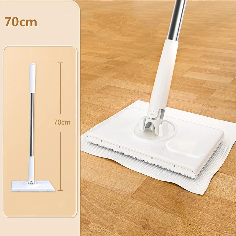 Nowy Automatyczny Klips do Mopu z Mikrofibry do Czyszczenia Twarzy, Usuwania Kurzu, Papieru, Suchej Ścierki, Mopa do Podłogi, Mokrej Ścierki, Gospodarstwa Domowego, Wielofunkcyjny