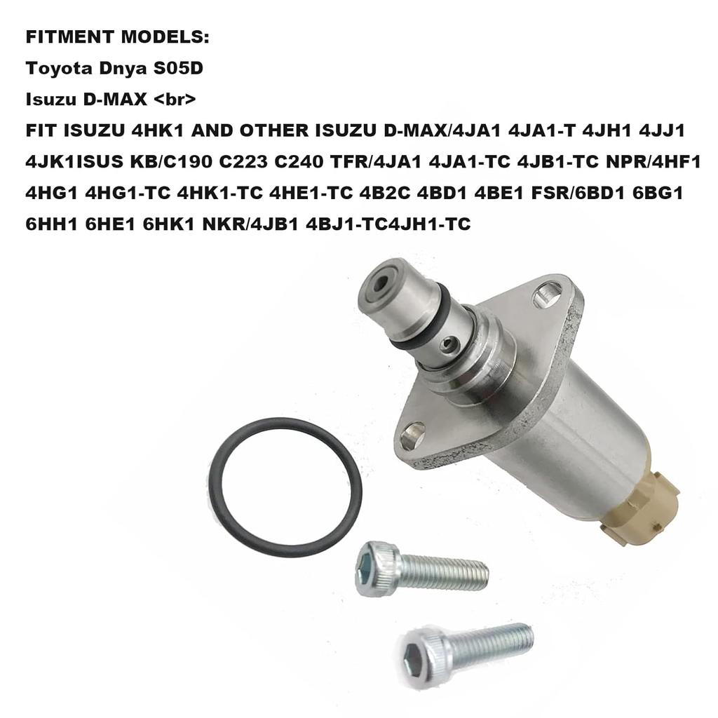 294200-0650 Suction Control SCV Valve 8980436870 Diesel Injection Fuel Pump Regulator Fits Isuzu D-MAX Elf 4HJ1 4HK1 6HK1 Dnya S05D