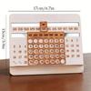 Monthly Chart Design Desk Calendar Wooden Monthly Chart Calendar  Gift For Colleagues
