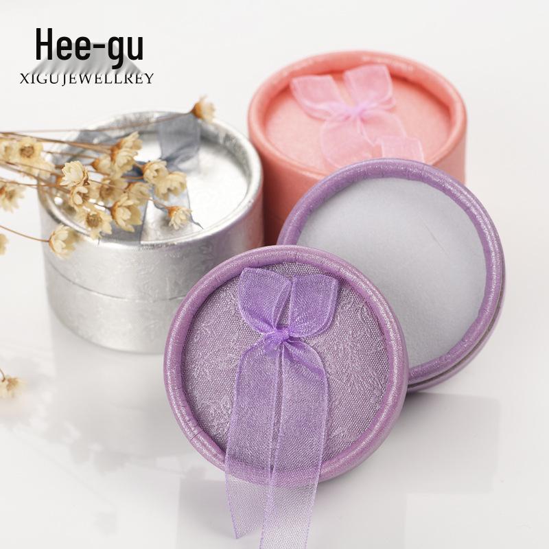 Higu Jewelry Gift Set: One-Piece Box with Silver Polishing Cloth, Earrings, Necklace & Ring Compartments, Alcohol Wipes, Ear Plugs, and Mirror.