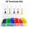 200/450/800/1250/1800/1900Pcs Durable Crimp Terminals for Electrical Wire and Cable with Ring Connectors E0508 E7508 E1008 E1508