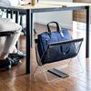 Sanwa Direct Folding Bag Stand, 5kg Weight Capacity, Mesh, Black, 200-CB020BK