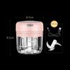 Electric Mini Garlic Chopper Electric Garlic Masher with USB Charging Food Slicer Processor