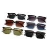  Square Women Fashion Sunglasses Gradient Men Vintage Blue Sun Glasses Shades UV400