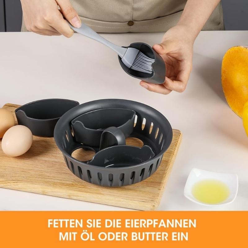 D0AB Pro Thermomix TM6 TM31 Stojan na vejce Stojany Podnos Nádoby Pytlačení vajec Kuchyňské pomůcky