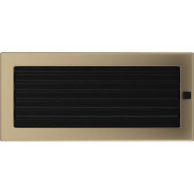 Tampa de ventilação 17x37 banhada a ouro com persianas