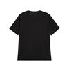 Li-Ning Letter Print Loose Round Neck Short Sleeve T-Shirt Unisex Tops Black AHSVA75-1