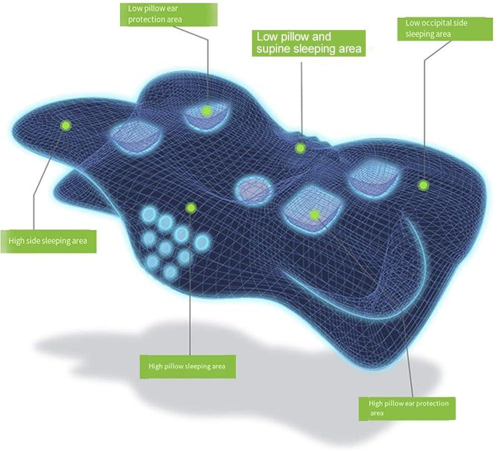 Ergonomic Neck Pillow for Sleeping Memory Foam Bed Pillow Side Sleeper Pillow for Neck Pain Cervical Pillow for Neck Pain Relief