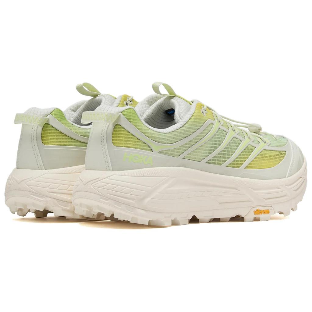 Hoka One One Mafate Three 2 Grid Vibram Versatile Comfortable Low-Top Running Shoes Unisex Running Shoes Green 1173332-TLT